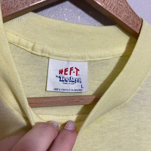 VTG Single Stitch Washington State Mascot T Shirt L Slug PNW Hef-T Tee Jays - Picture 8 of 8